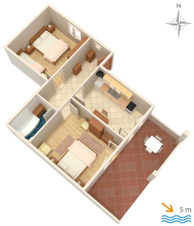 Apartments By The Sea Mandre, Pag - 4093 Kolan Εξωτερικό φωτογραφία